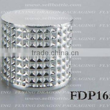 Cosmetic cap,ABS Metalized cap with PP inside (ITEM:FDP165)