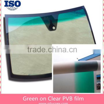 Alibaba best seller green PVB film for Automotive glass with factory ISO9001