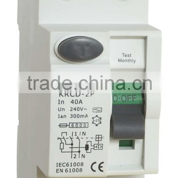 KRCD-2P Residual Current Device circuit breaker