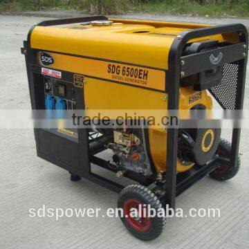 50hz 5kw three phase open type diesel generator