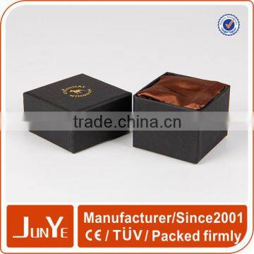 Light and Practical Square Paper Satin Jewelry Box photo-4