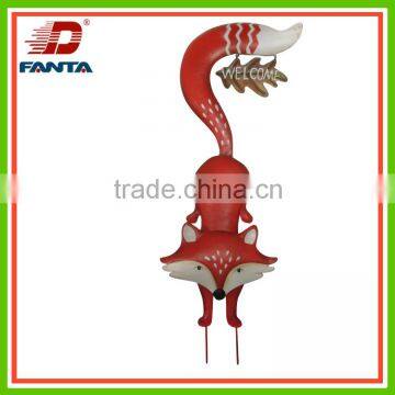 Premium quality metal fox stake for Autumn Festival decoration