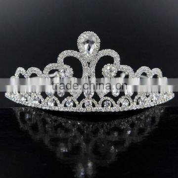 Wedding Bridal Tiara Rhinestone Silver Crystal Crown