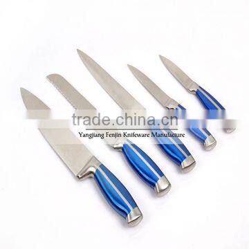 5pcs 420# Hollow Handle Stainless Steel Knife Set photo-2