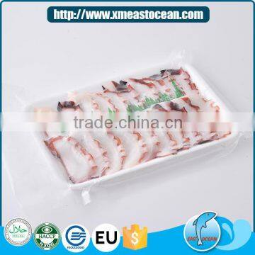 Seafood sushi material frozen cooked octopus leg slice for sale