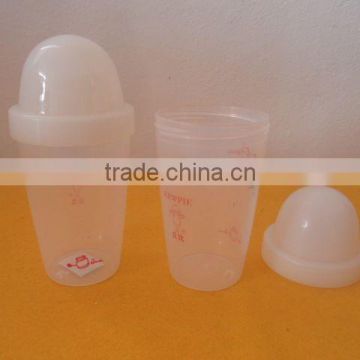 6 OZ plastic PP shake bottle