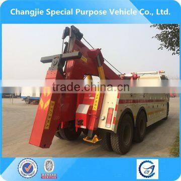 FAW J6 60ton heavy duty rotator wrecker towing truck