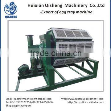 Efficient Recycling Waste Paper Pulp Egg Tray Forming Machine With Multi-layers Matel Dryer