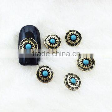 2016 Popular Bohemian Style Nail Art 3D Alloy Metal Decoration Charms