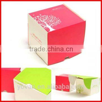 Small Custom Printed Square Cardboard box Packing Gift Wholesale