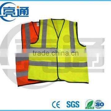 Manufacturer Eco green safety walking reflective chaleco vest for sale