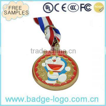 high quality customized engraved metal gold medals for kids