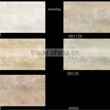 New design standard ceramic tile sizes for bathrom