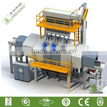 Roller Conveyor Type Drum Shot Blast Cleaning Machine/Sandblasting Machines