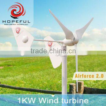 1kw Twin Tails Patent Small Wind Turbines for Home Use photo-3
