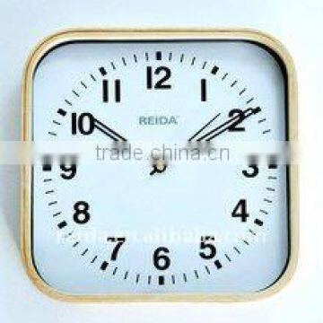 wood wall clock