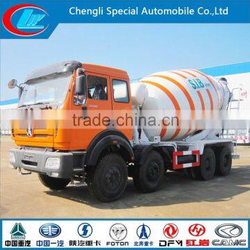 8X4 North Benz Concrete Mixer Truck 31ton 12 Wheels Beiben Vertical Concrete Mixer photo-2