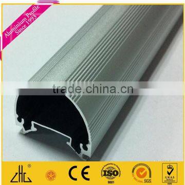 Any shape customized 300mm diameter aluminium tube / aluminum split tube