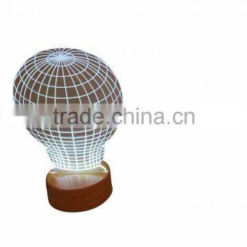 Wholesal new items Acrylic 3D night light