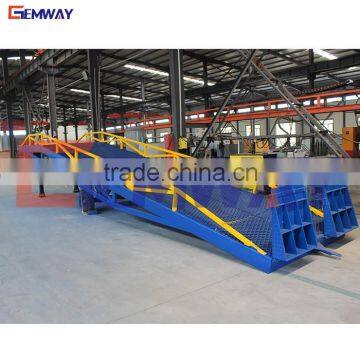 CE Approved hydraulic warehouse mobile yard ramp for sale