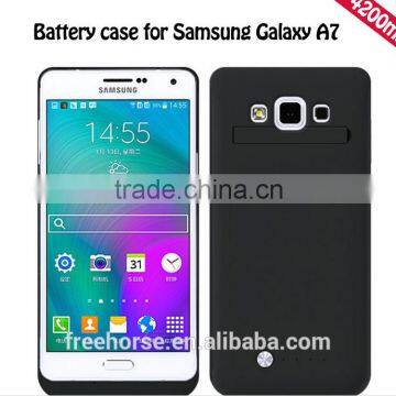 Manufacturer china battery charger for phone casae plastic battery case for samsung galaxy A7