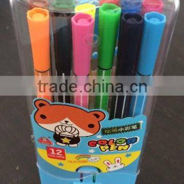 felt tip 12colors color pen for children