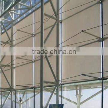 Printable PVC-coated Tensile Fabric Architecture Facade Curtain Wall for Construction Building Glass Curtain Wall