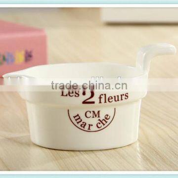 ceramic white mini milk cup for kids