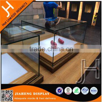 High end table top museum wooden furniture showcase