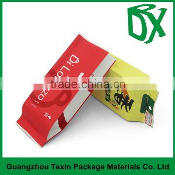 Bulk wholesale android tablets glossy printed side gusset white kraft paper bag food for maybush dried food package in factory