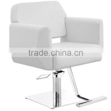 white hydraulic hair cutting chair M296