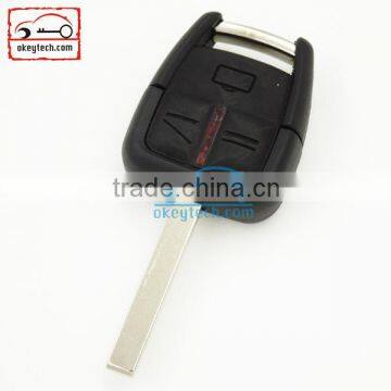 High Quatity Opel remote key cover 3 button with HU100 blank car key opel remote key blanks custom blade key shell