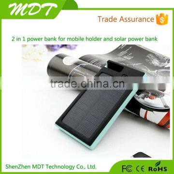 2015 new design high quality mobile solar power bank solar panel power bank, 10000mah power bank