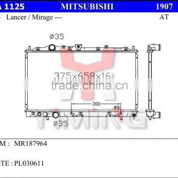 Auto Radiator for Mitsubishi Lancer Mirage 95 AT MR187964