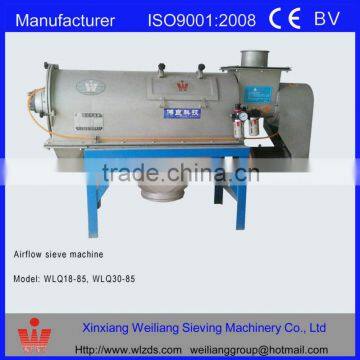 China Weiliang Food Powder Stainless Steel Centrifugal Horizontal Airflow Screen Machine photo-3