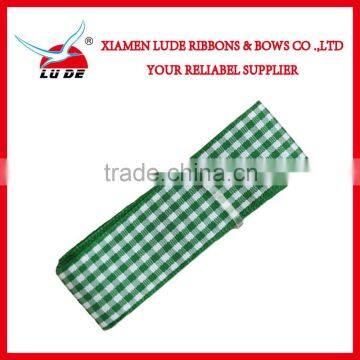 Wholesale Colorful Cheched Ribbon Roll for Gift Packing photo-4