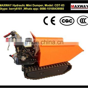500 Kg Cheap Customized Petrol Mini Dumper , CE / ISO / SGS , Model: CDT03 photo-6