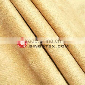 polyester spandex suede jacket women leather fabric for jacket