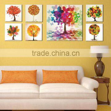 Home Decorative Modern Red Tree Modern Painting Canvas