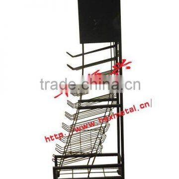 Metal Display stand for printing paper / painting display stand shelf