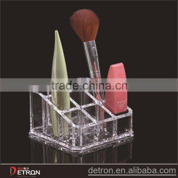 Clear acrylic lipstick nail polish rack