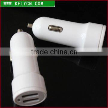 ABS Fireproof 5V 2.1A Dual USB Car Charger Approved CE,RoHS,FCC Certification photo-2