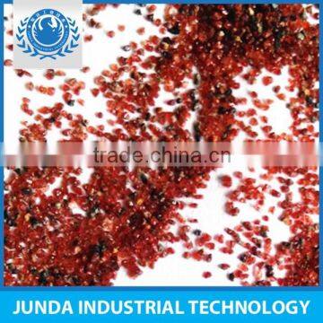High tenacity Specific Weight 4.1 natural mined garnet sand for shipbuilding rust removing