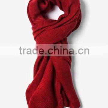 2016 fashion simple custom made brand hand knitting mens thick cotton scarfs