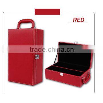 Luxury PU Wine Case with Handle