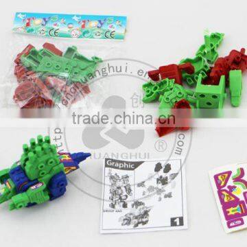Transform Dinosaurs Robot Block Toy (can Add Candy) photo-4