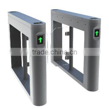 Security Intelligent RFID flap barrier turnstile/turnstile system(CE approved) for Metro Access control