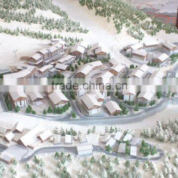 1 : 500 scale architectural topographic 3D maquette