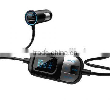 2014 Top sale usb fm transmitter car charger for ipnone