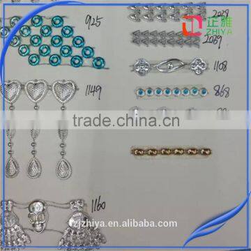 Wholesale 10yards Ss10 Palstic Rhinestone Trimming photo-3